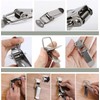 TOP-VIGOR 4Pcs Stainless Steel Tension Clasp, 57mm Lever Clasp Spring