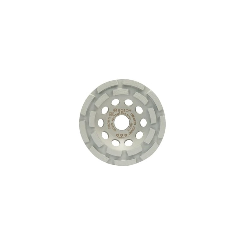 Bosch 2608201228 Diamond-Grinding Wheel for Concrete Layer, 0 V, White