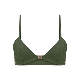 Tamaris Women's achonry Bikini top, Bronze Green, 3 UK