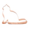 Sitting Exotic Shorthair Cat Copper Cookie Cutter