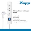 Kopp 233302018 Indoor 3AC outlet(s) 1.4m White power extension 233302018,
