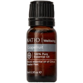 Natio Wellbeing Grapefruit Pure Essential Oil 10 ml - Energising & Invigorating Citrus Essential Oil - Uplift the Spirit & Brighten the Mood - Vegan Friendly & Made in Australia