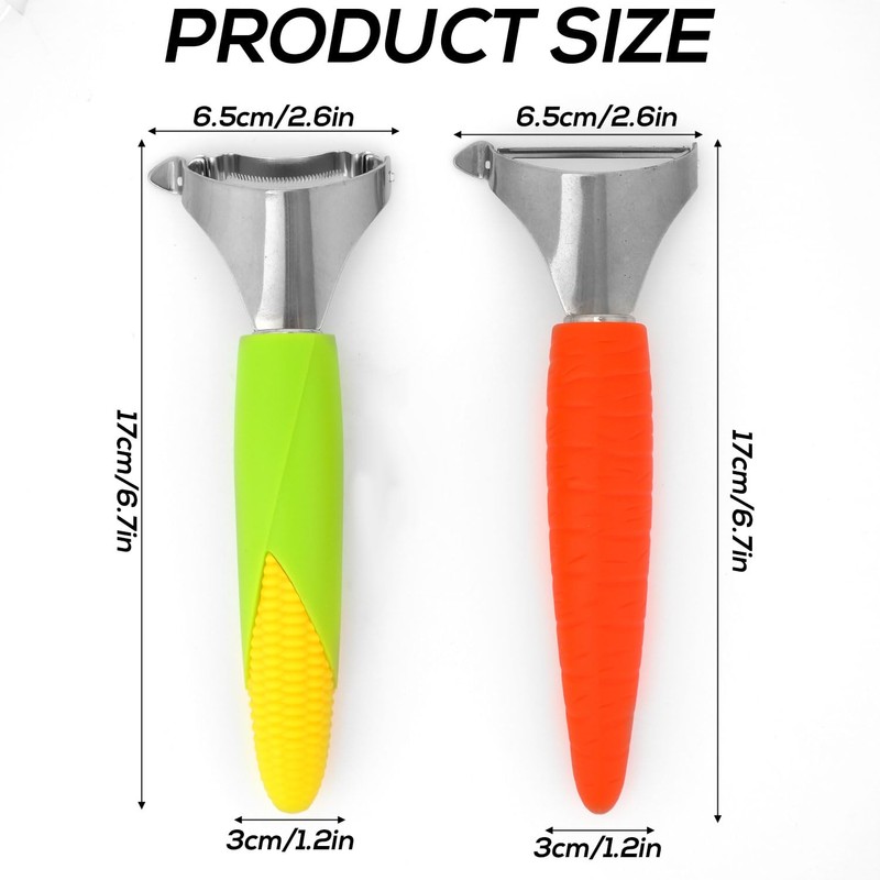 Corn Thresher Tool & Fruit Peeler, Durable Efficient Corn Cob
