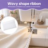 Rick Rack Trim, 5 mm 54 Yards White Wavy Ribbon