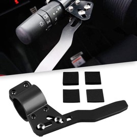 Ruien Kit de ajuste de aluminio para volante de coche, barra de giro, extensión de señal de giro, palanca de posición