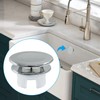 Waziaqoc 4 Pack Sink Basin Overflow Trim Ring Solid Brass