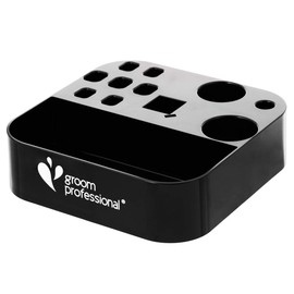 GROOM PROFESSIONAL Tool Caddy for Grooming Tools, Excellence in Animal Grooming, Make Your Table a More Organised Area, Featues a Compartment to Store Clippers, Tools, and 7 Spaces to Store Scissors