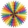 Beistle Multi-Color Tissue Fan