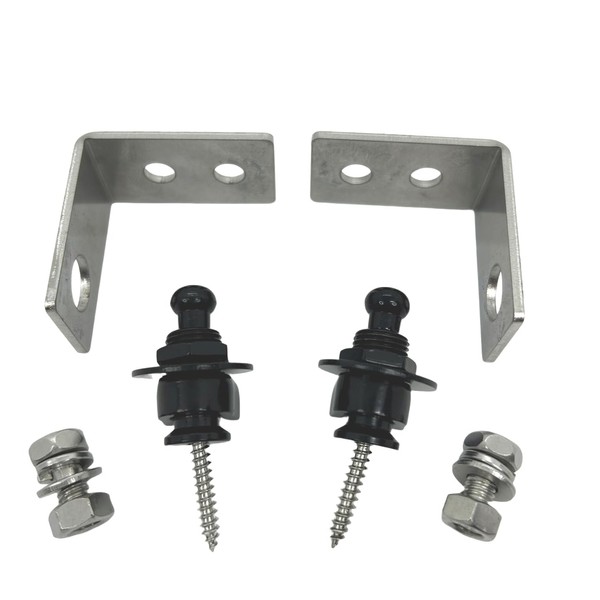 FJmark One-Touch Number Easy Removal, Self-Made Material, M6, Screws Included,