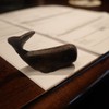 HM Treasure Gurus Small Cast Iron Sperm Whale Paperweight Nautical