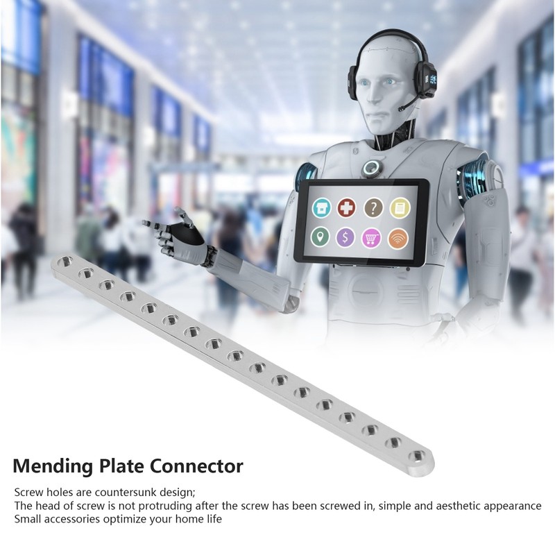 Stainless Steel Straight Brace Mending Plate Connector Bracket for Furniture