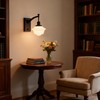 Pathson Vintage Milk White Wall Sconce, On Off Switch Design,