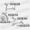 Festest SGAB015 Suspension Arm Bushing
