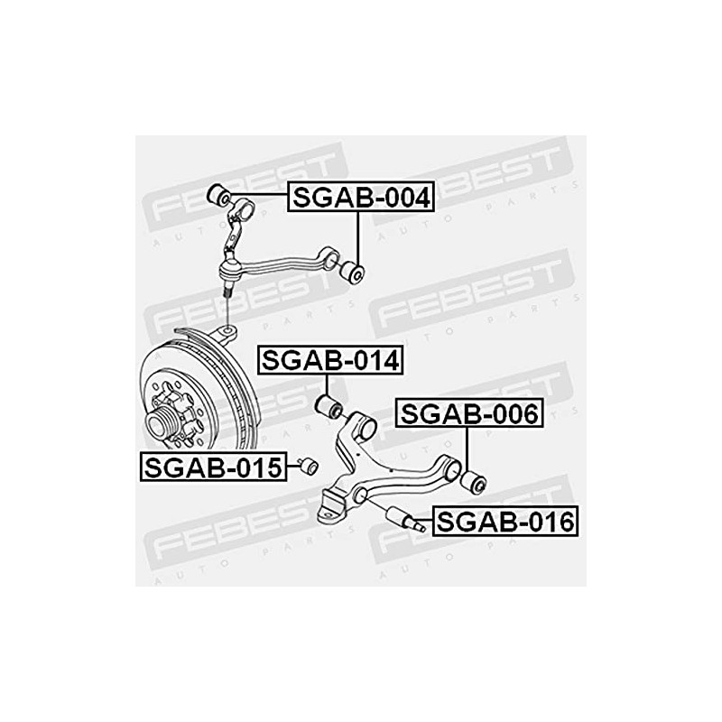 Festest SGAB015 Suspension Arm Bushing