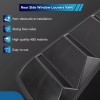2Pcs 1/4 Quarter Side Window Louvers Scoop Vent Cover For