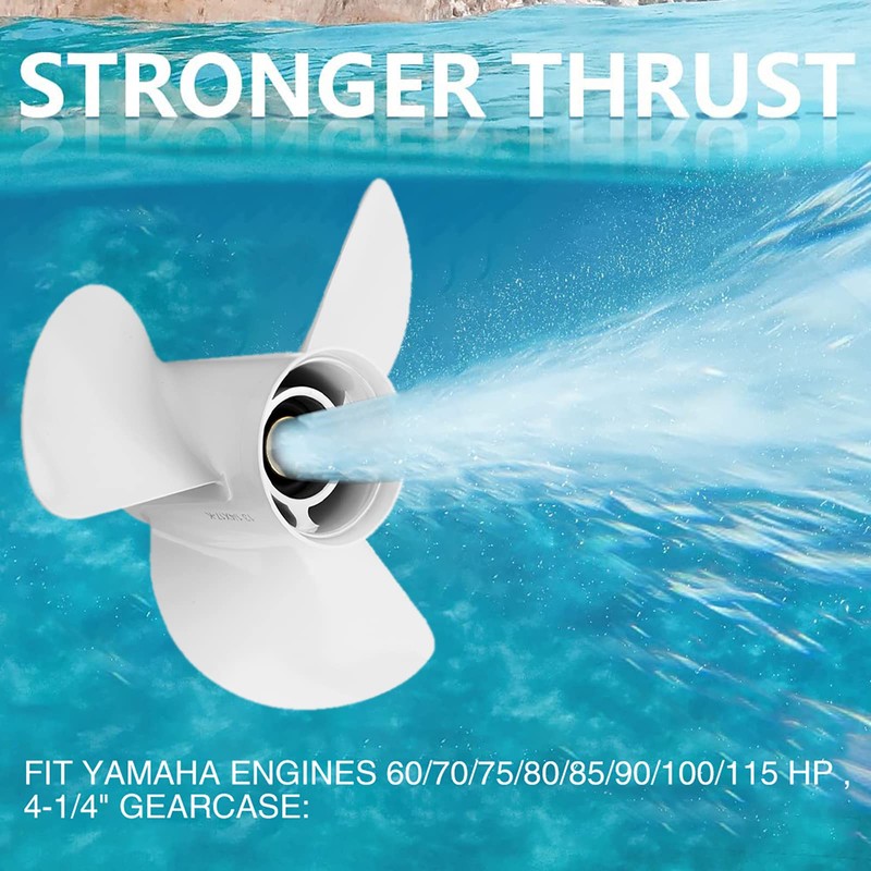 Qiclear Marine 13 1/4 x 17-K | 6E5-45945-01-EL Upgrade Aluminum