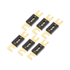 Motoforti 6pcs 275A Gold Tone ANL Fuse Universal for Car Vehicle Truck Audio Long-lasting