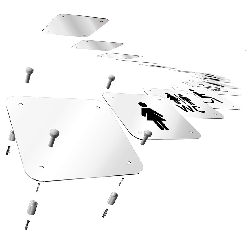 Kinekt3d Leitsysteme Aluminium Wall Sign 200 x 200 mm Cellar