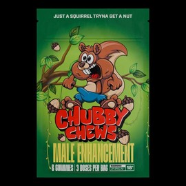 Mushroom Gummies Chubby Chewwss for men | Ashwagandha and Lions Mane  - Organic - Reishi, Cordyceps, Turkey Tail, Maitake, Shitake & Chaga - Increase Stamina & Boosts Performance Healthcare Natural Edible Dietary Supplement Vitamin for fitness - Quantity