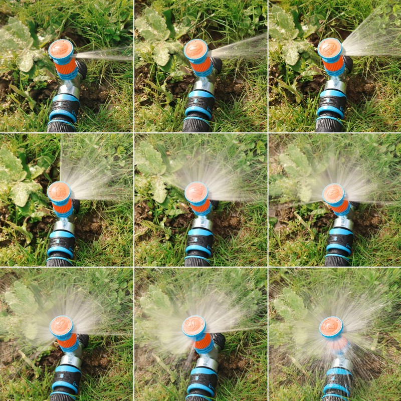 GRÜNTEK Circular Arc Lawn Sprinkler with Adjustable Irrigation Area and