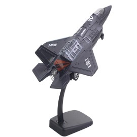 Unbranded 1/72 Fighter Aircraft F35 Jet Lights & Sounds Alloy Model W/ Display Stand Gift