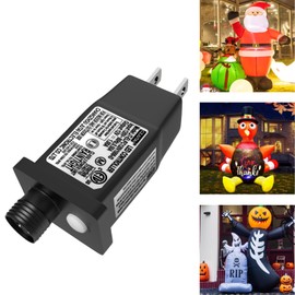 FFZZKJ 12V 12W 1A LED Transformer Replacement Class 2 Power Supply for Halloween/Christmas Inflatable Decorations IP44 Waterproof LED Controller Low Voltage, 1 Pack