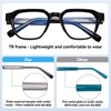 Dollger Blue Light Glasses for Women Men Computer Glasses Square