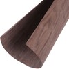 ISL Natural Wood Sliced Wood Walnut, 11.8 x 11.8 inches