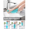 Microfibre Cleaning Cloths, Pack of 50 per Roll, Tear-Off Cleaning