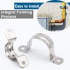 U-Pipe Clamps 60 mm, 2.4 Inch Pipe Bracket Stainless Steel