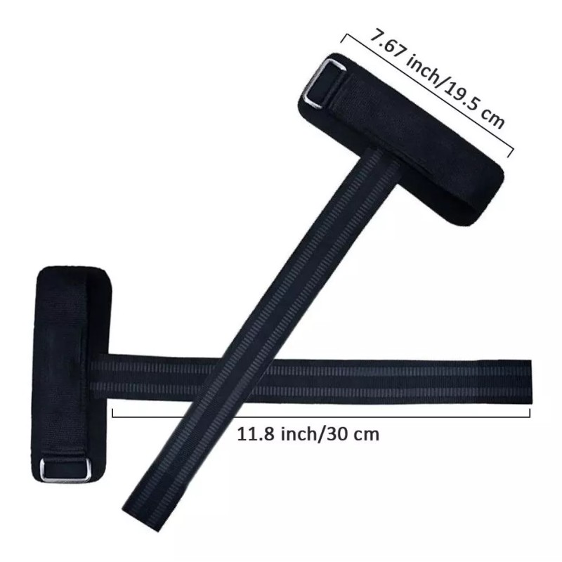 MARZSEFLO Par De Straps Muñequera Gym Crossfit Pesas Correa De