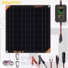 SUNAPEX 20W Flexible Solar Battery Charger Maintaine with MPPT Charge