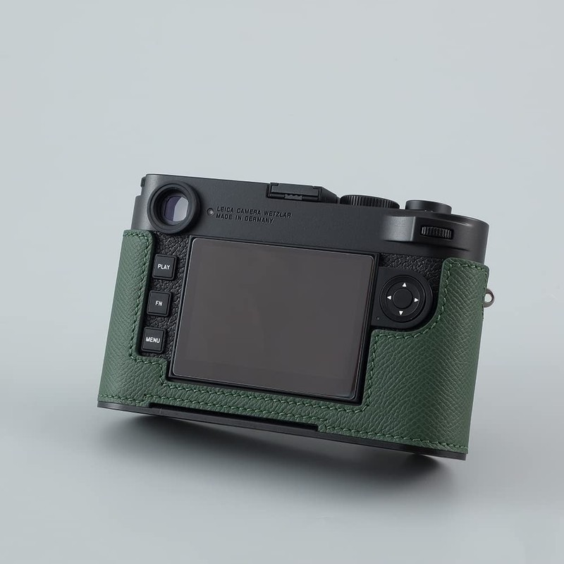 SIUTATDSH Camera Half Case for Leica M11, Vintage Metal Genuine