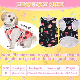 Yeyeplum 42 Pcs Dog Shirts Printed Puppy Clothes Breathable Cartoon T Shirt for Dog Soft Puppy Clothing Lovely Pet Shirts Outfits for Pet Dogs Cats Summer Party Holiday, 42 Styles (S)