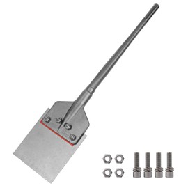 YOSIGHT SDS-Max Shank 6 Inch Floor Scraper Chisel Bit - 6" Wide Blade Scraper 25" Long Alloy Steel Jack Hammer Drill Bit - Removal Tools for Tile Wallpaper Thinset Hardwood Adhesive Glue Linoleum