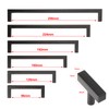 Meisax Pack of 10 Cabinet Handles, Black Furniture Handles, 160