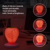 LVOERTUIG Strawberry Night Light, Cute Silicone Strawberry Lamp, LED Cute