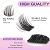 DIY Summer Lash Extensions Lash Clusters Kit, 1 Box Mixed