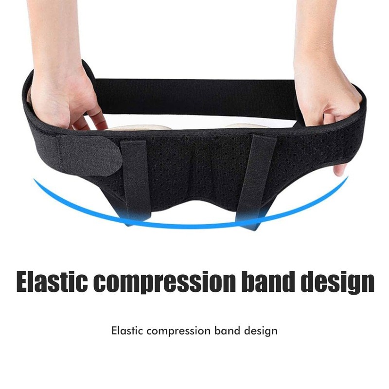 Hernia Belt Unisex Hernia Support Soft Adjustable Double-Sided Hernia Belt