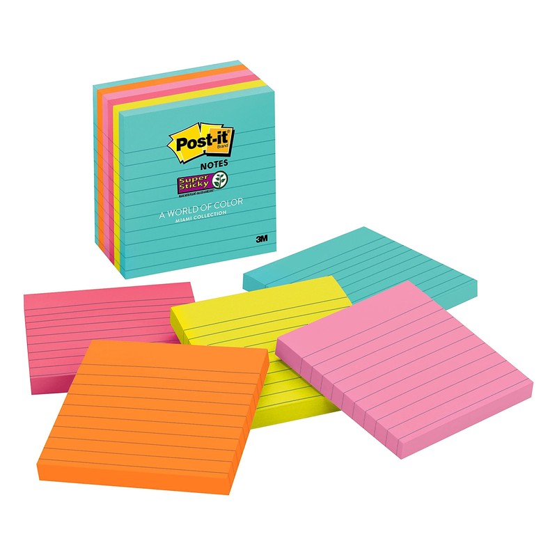 Post it (R) Super Sticky Notes, 4 in. x 4