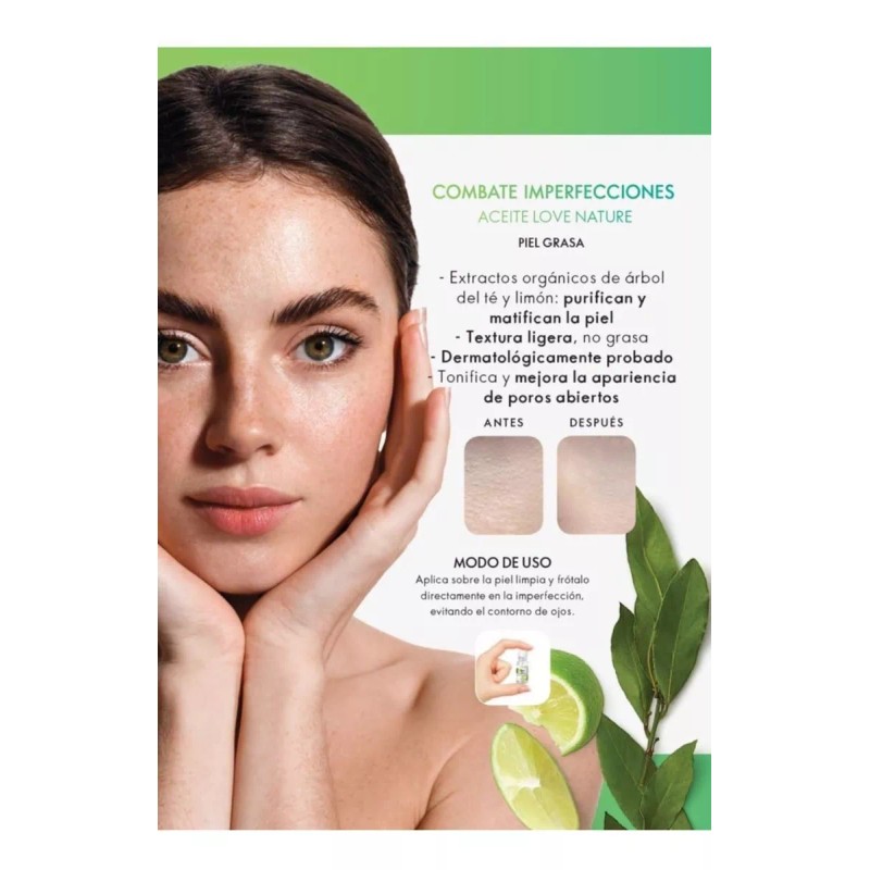 Oriflame Aceite De Arbol De Té Para Tratar Piel Grasa