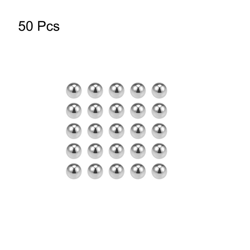 sourcing map Precision Balls 3/16" Solid Chrome Steel G10 for