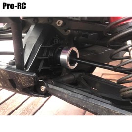 JOYSOG Aluminum RC Joint Cup Reinforcement Ring for TRAXXAS 1/5 X-MAXX 6S 8S 1/6 XRT 8S 18mm Drive Cup Sleeves Protect Ring Upgrade Parts (Black)