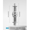 Selens 1/4"-3/8" Screw Spigot Flat Point Shooting Dowel Stand Adapter