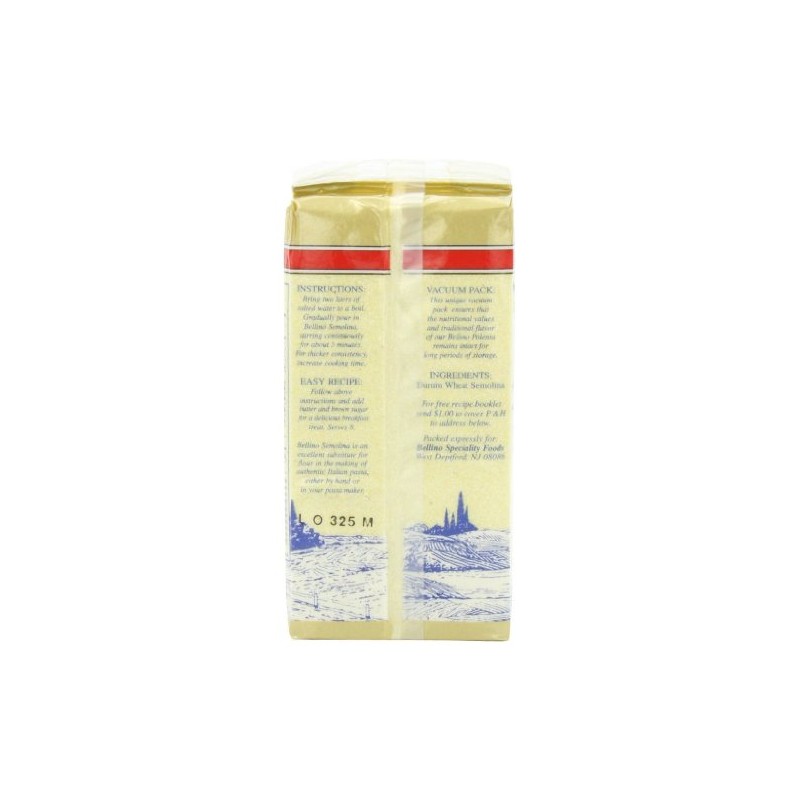 Bellino Semolina, 17.6 Ounce Packages (Pack of 12)