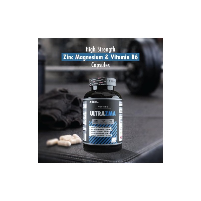 ULTRAZMA Magnesium Bisglycinate with Zinc Monomethionine & Vitamin B6 P-5-P