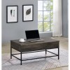 Lilola Home Cliff Wood Brown Lift Top Coffee Table
