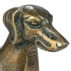Creative Co-Op Antique Cast Aluminum Dachshund Accent Decor, Brass