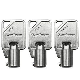 (3) KeyPower PAA1 - PAA25 Tubular Keys for Vending Machine Lock, Ace Chicago Key, Pre Cut to Your Key Code (PAA4)