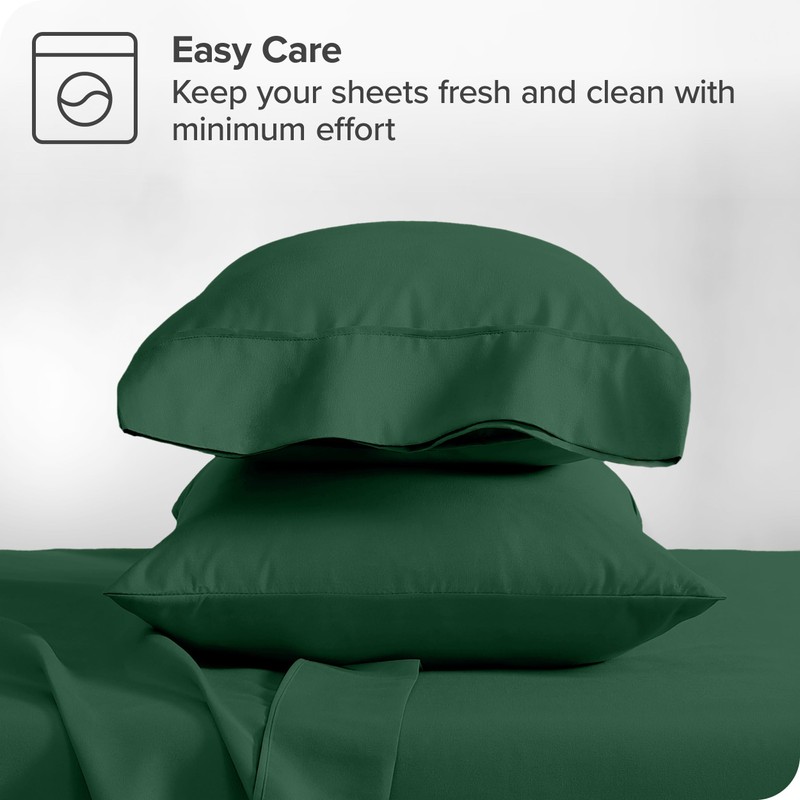 Bare Home Microfibre Pillowcase Set - Standard Size - 2